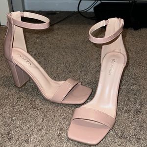 Top Moda Taupe Heels